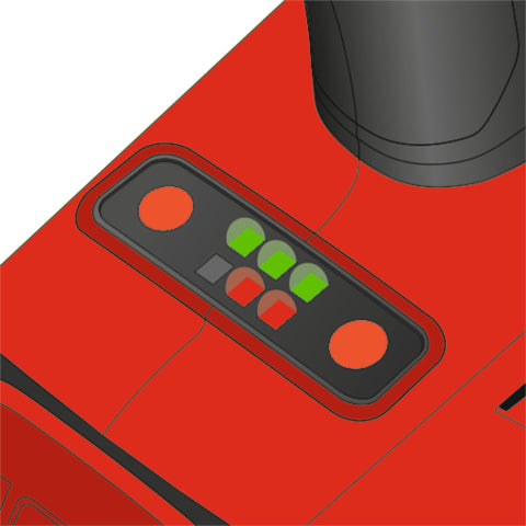 Brushless impact wrench 1/2" 700Nm YATO YT-82806