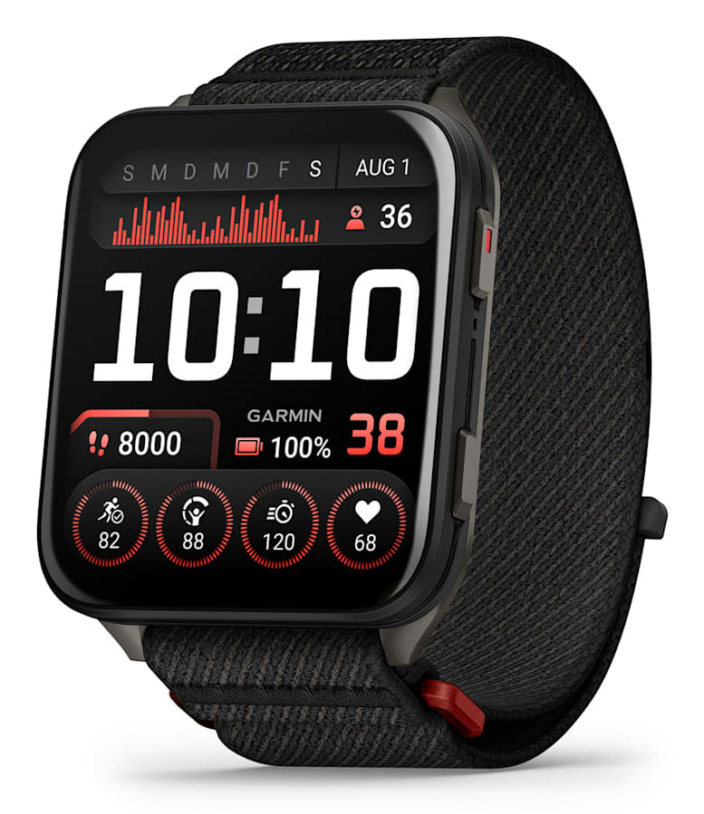 Garmin Venu X1 5.08 cm (2") AMOLED Digital 448 x 486 pixels Touchscreen Black Wi-Fi GPS (satellite)