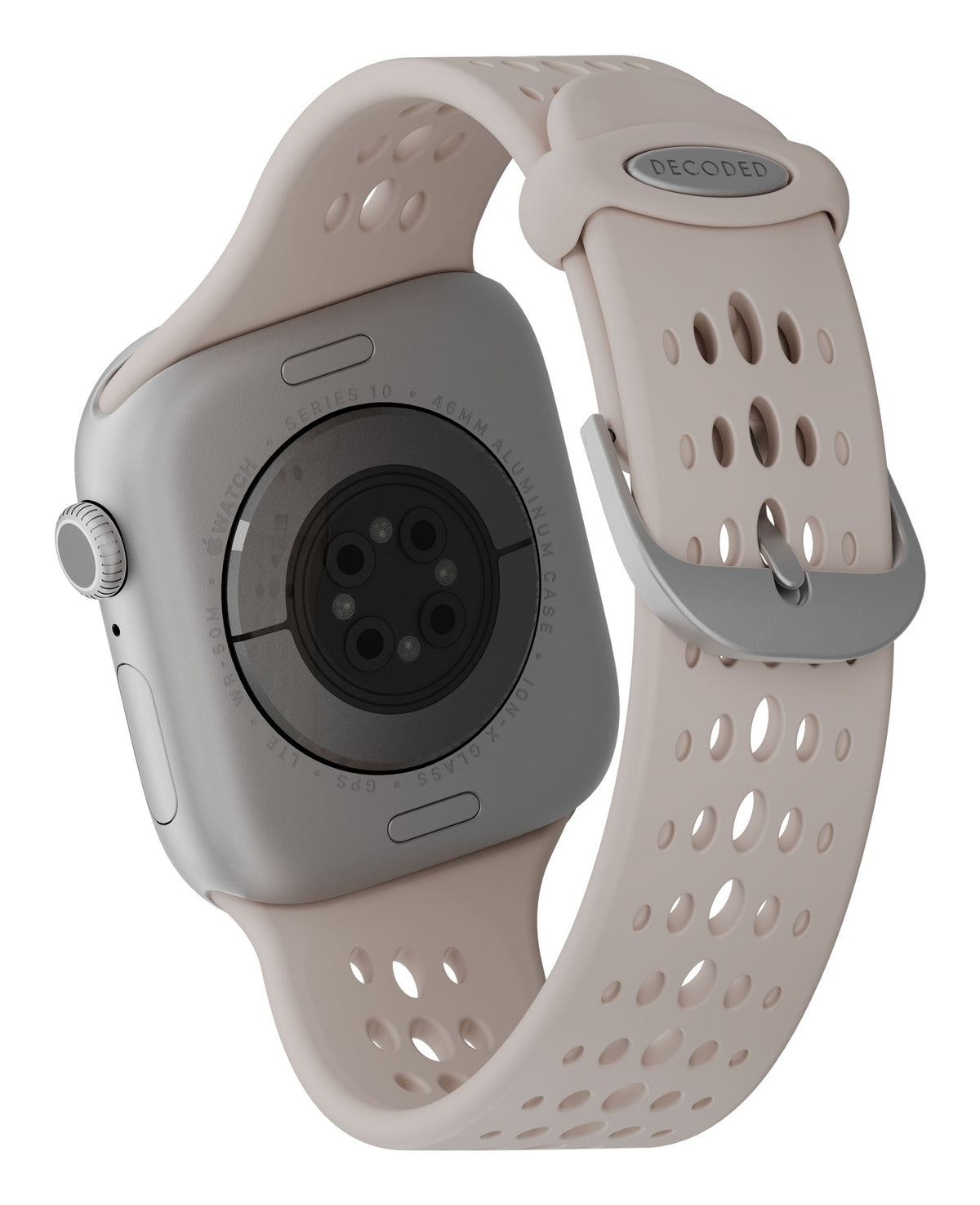 Decoded Silicone Ares O Strap for Apple Watch 40/42mm in Clay