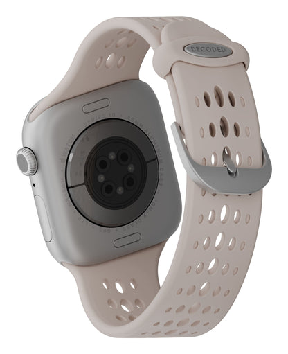 Decoded Silicone Ares O Strap for Apple Watch 40/42mm in Clay