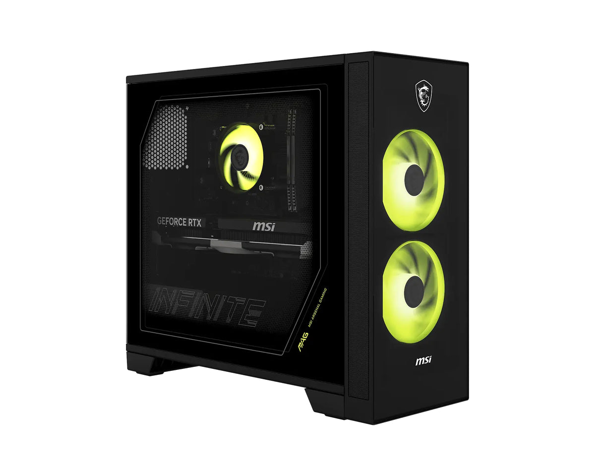 MSI MAG Infinite S AI 2NVL5-012XEU Core Ultra 5 225F 16GB DDR5 1TB SSD GeForce RTX 5060 8GB VENTUS 2X OC V1 AW-XB560NF (Wi-Fi 6E) Bluetooth 5.3 500W noOS Black 2Y