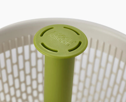 Joseph Joseph Spindola Green In- sink Salad-spinning Colander