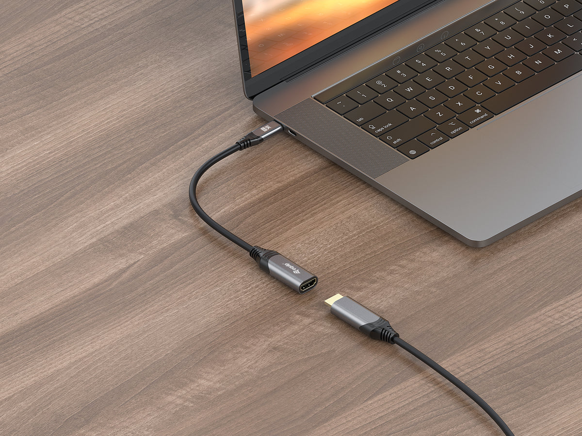 Equip Adapter USB-C->HDMI2.1        St/Bu 8K/ 60Hz 0.15m PVC