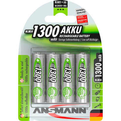 Ansmann 1300mAh Μπαταρίες AA (Mignon) - 4 Τεμάχια