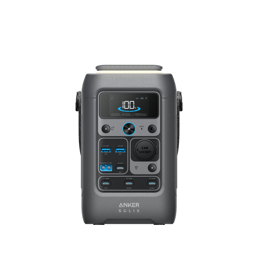 Anker SOLIX C300 DC Portable Power Station — 7 LiFePO4 Cells, 90,000 mAh, 300 W