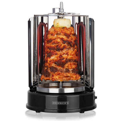HEINRICH"S HDG 8687 Grill Electric Black 1400 W