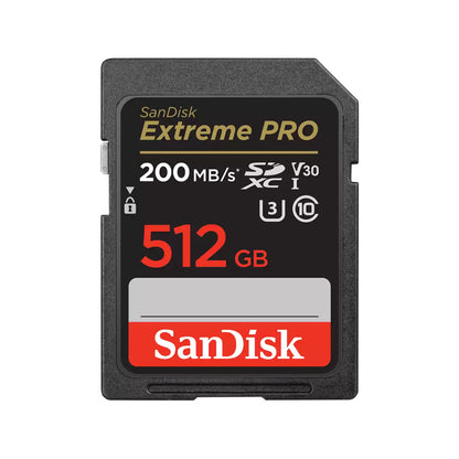 SanDisk Extreme Pro SDXC   512GB UHS-I C10 U3 V30