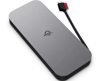 Lenovo 40ALLG1WWW Power Bank Lithium‑Ion 10000 mAh Wireless Charging — Black