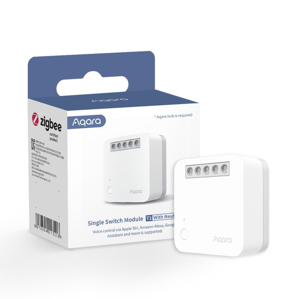 Aqara Single Switch T1 with Neutral Wire (White)
