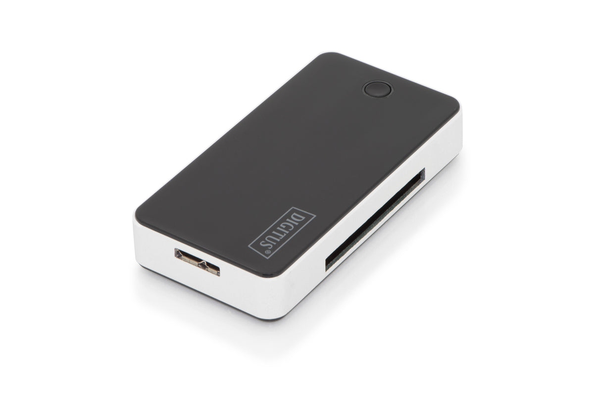 DIGITUS Card Reader USB3.0, extern, schwarz-silber