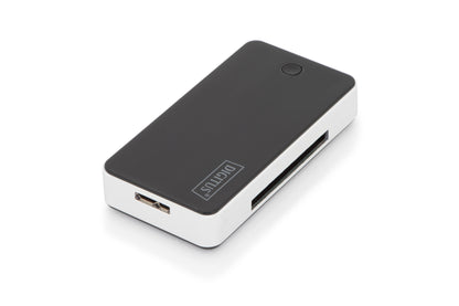 DIGITUS Card Reader USB3.0, extern, schwarz-silber