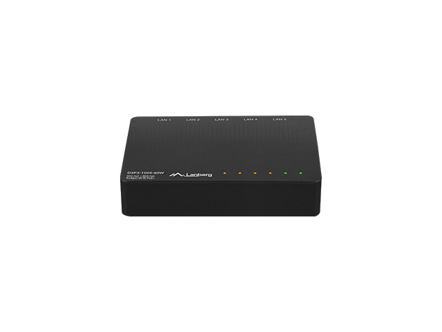 Lanberg PoE Switch DSP3-1005-60W (5-Port, 1 Gb/s)