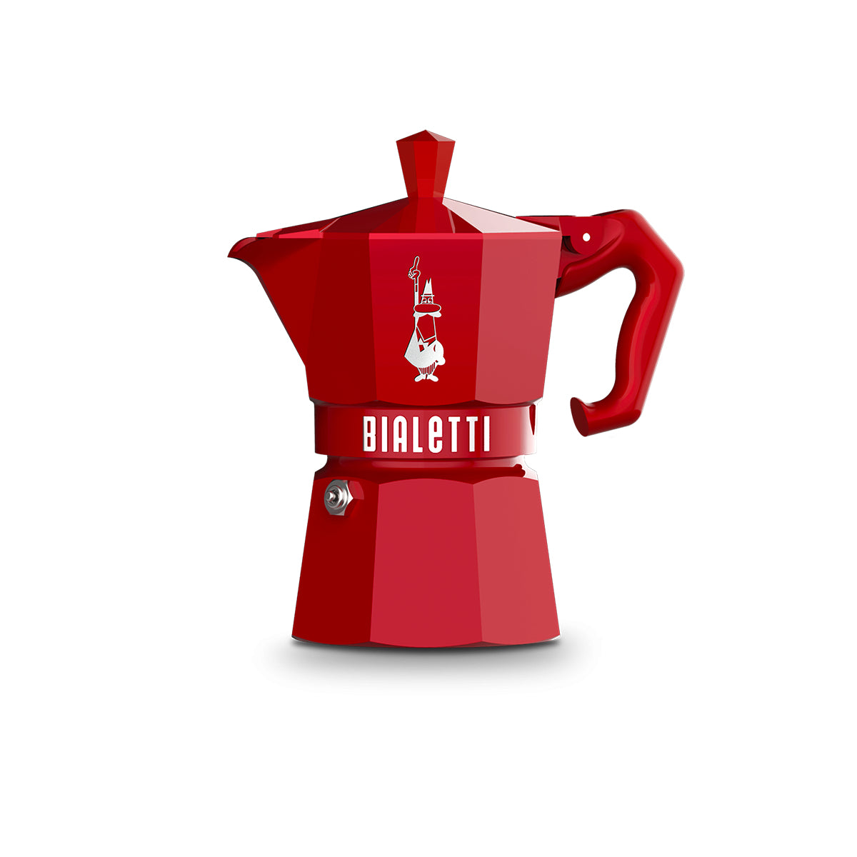 Bialetti MOKA EXCLUSIVE 3TZ κόκκινη καφετιέρα για 3 φλιτζάνια