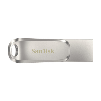 SanDisk Ultra Dual Drive Luxe USB Flash Drive 512 GB USB Type-A / USB Type-C 3.2 Gen 1 Stainless Steel