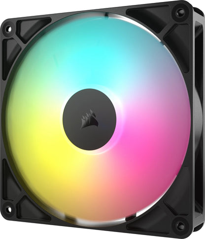 Corsair RS140 ARGB 140mm Case Fan — Black, 1 pc