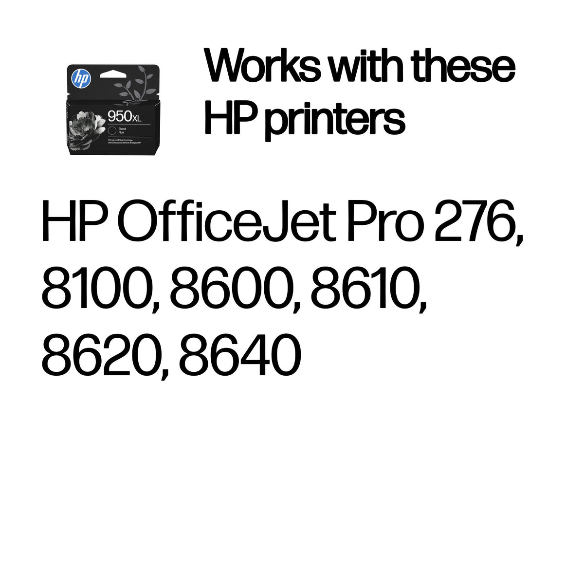HP 950XL    Schwarz             Tintenpatrone