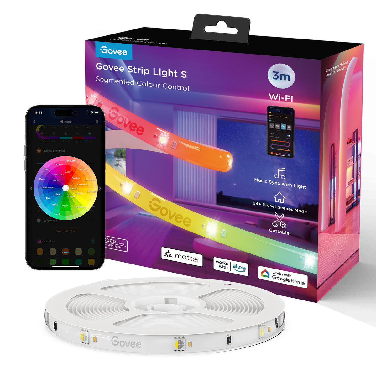 Govee LED Strip Lights Matter ready 3 Meter