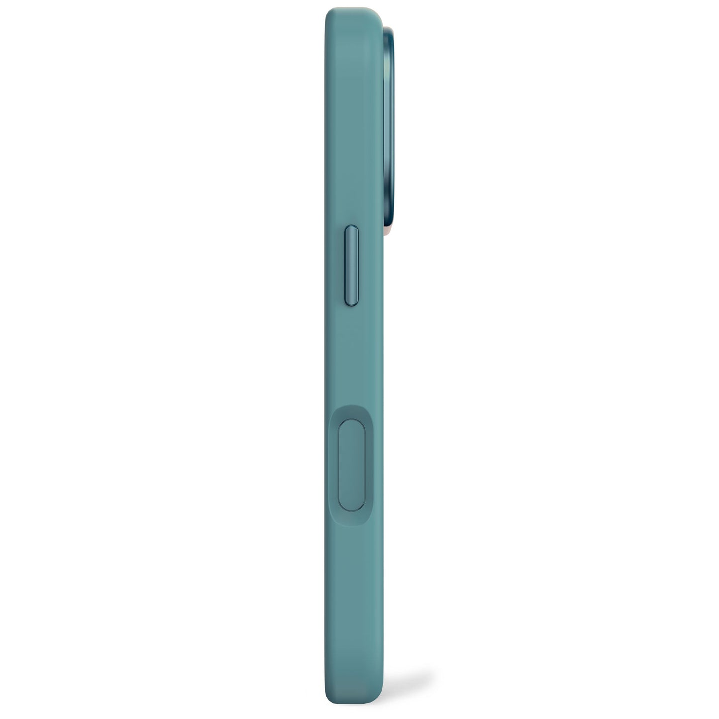 Decoded Antimicrobial Silicone Back Cover for iPhone 17 Pro, Retro Blue