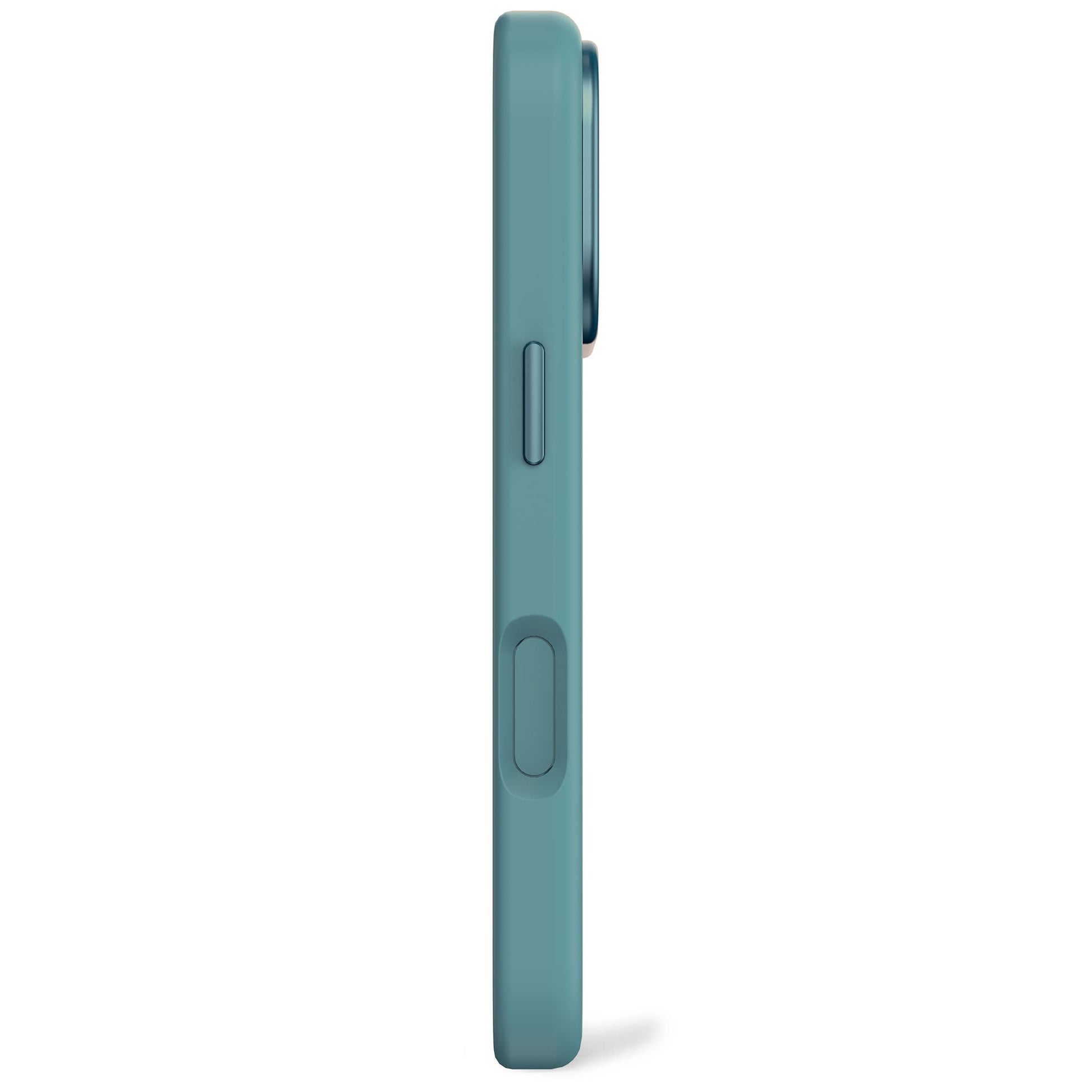Decoded Antimicrobial Silicone Back Cover for iPhone 17 Pro, Retro Blue