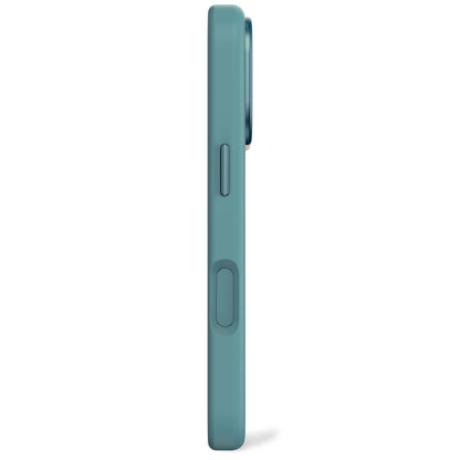 Decoded Antimicrobial Silicone Back Cover for iPhone 17 Pro, Retro Blue