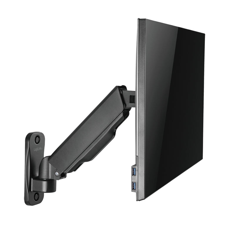 Logilink Monitorwandhalterung 17-32",Gasdruckfeder, 90-380mm