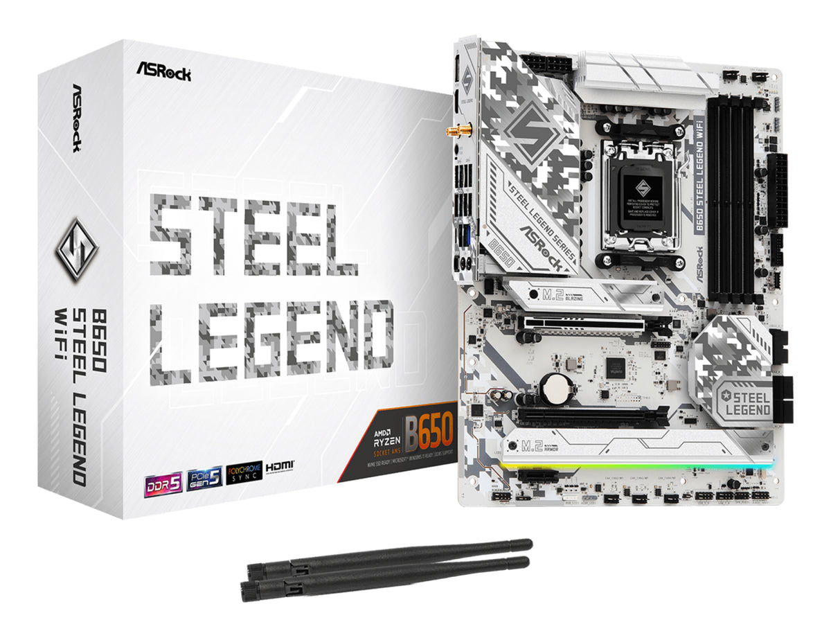 Asrock B650 STEEL LEGEND WIFI motherboard
