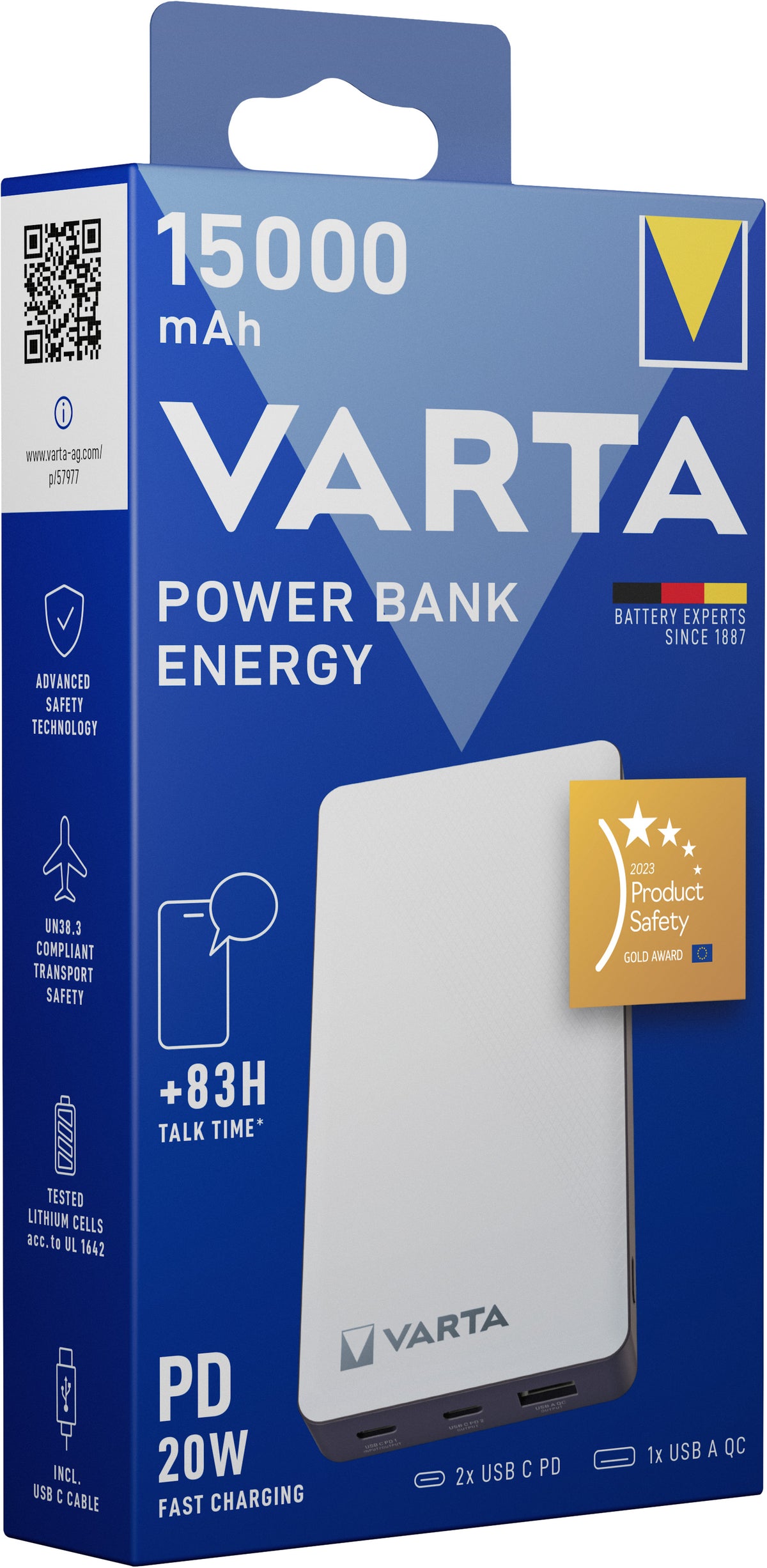 Varta Powerbank       Energy 15000 mAh