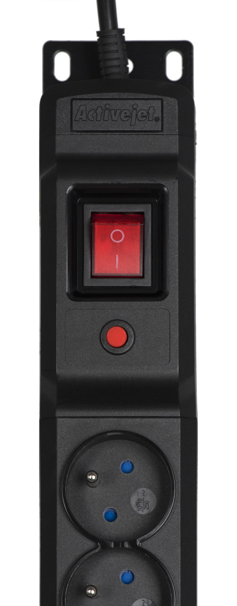 Activejet COMBO 12 socket power strip 1,5m black