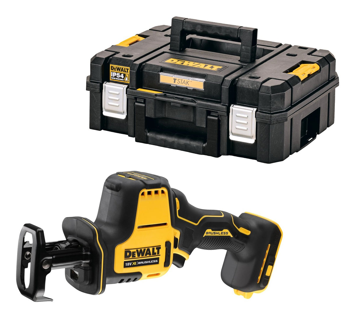DeWALT DCS369NT-XJ Reciprocating Saw 2800 spm - Black/Yellow
