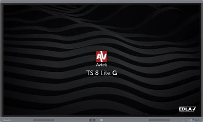 Avtek International TS 8 Lite G 75 Interactive Flat Panel 75" 4K LED Touchscreen, Android 14