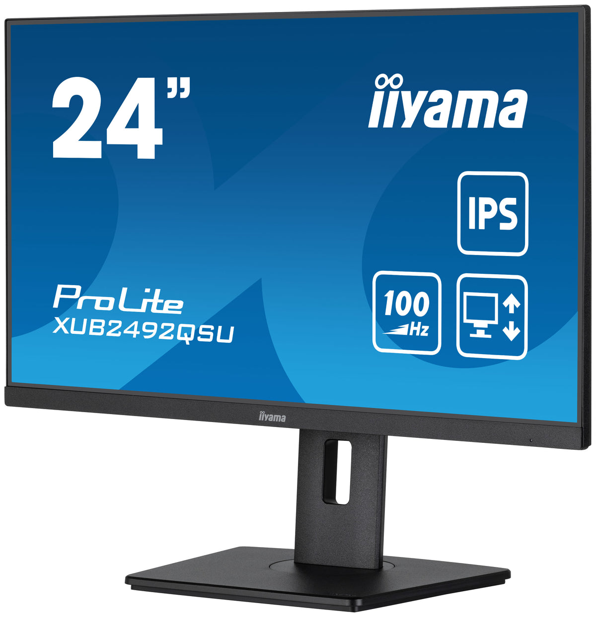iiyama ProLite XUB2492QSU-B1 computer monitor 60.5 cm (23.8") 2560 x 1440 Quad HD LED Black