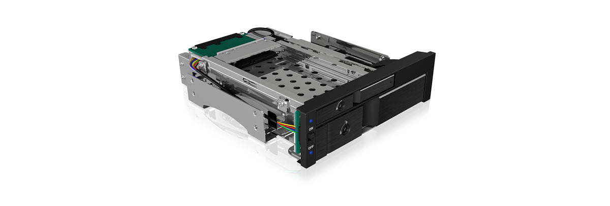 We-Ra IcyBox 1x2.5" + 1x3.5" SATA/SAS => 2x SATA Host 5.25"