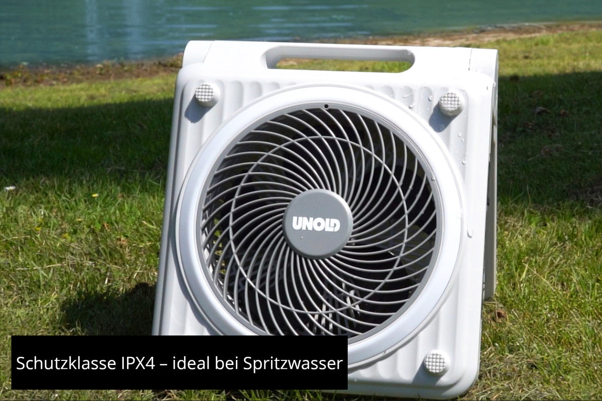 Unold 86517 Solar Fan grey Camping