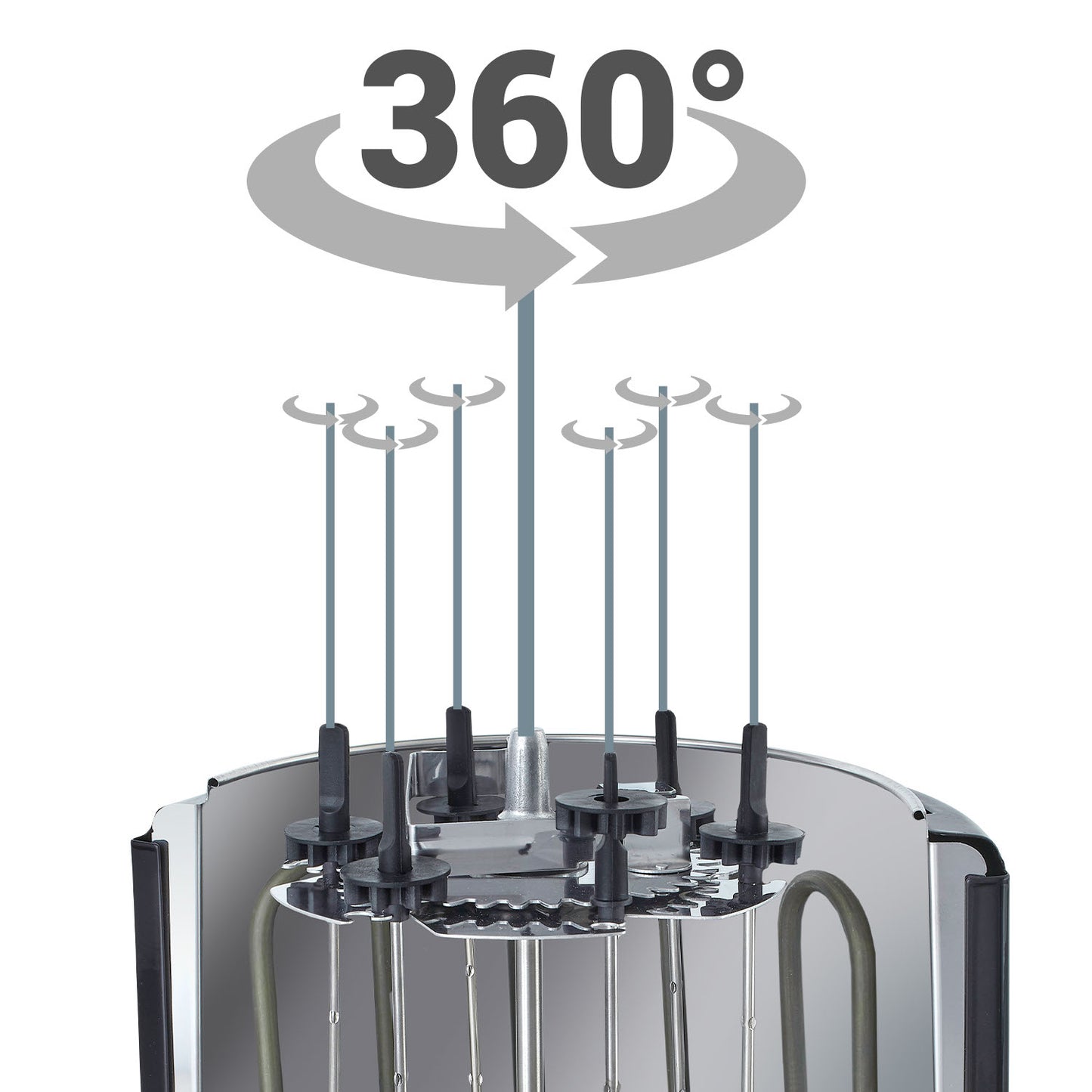 HEINRICH"S HDG 8687 Grill Electric Black 1400 W