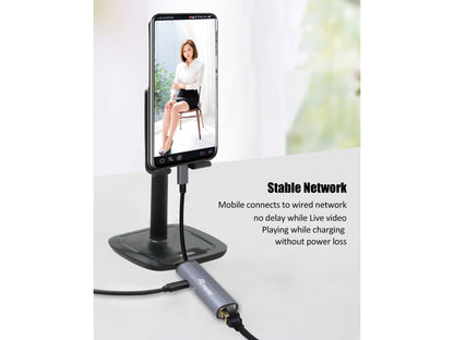 Equip Dock  1-1 USB-C->GbE,100W USB-C                  0.15m
