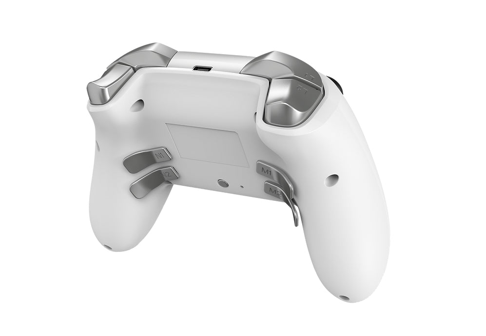 Dragonshock Nebula Pro Wireless Controller - White for Nintendo Switch
