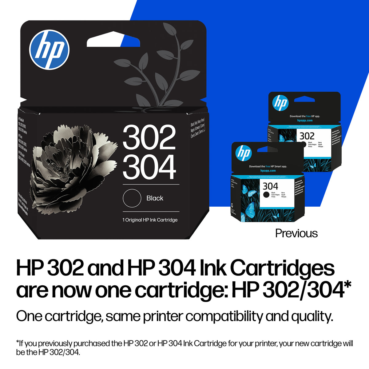 HP 302XL/304XL Black Ink Cartridge