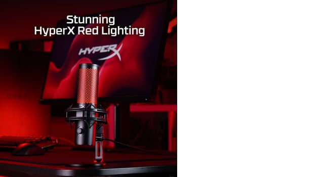 HyperX QuadCast 2 Black-Red