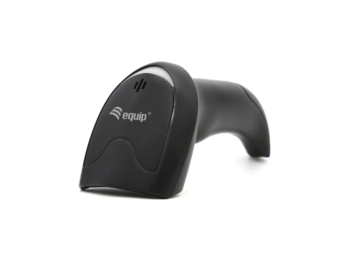 Equip 2D-Barcodescanner Laser USB+Halter             schwarz