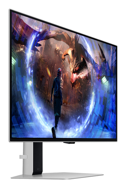 Samsung G60SD 27-Inch (68.6 cm) Quad HD OLED Computer Monitor 2560 x 1440 Pixels Silver