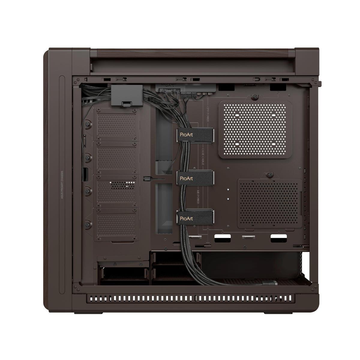 ASUS ProArt PA602 Wood Edition Retro Brown - Metal Panel Midi Tower