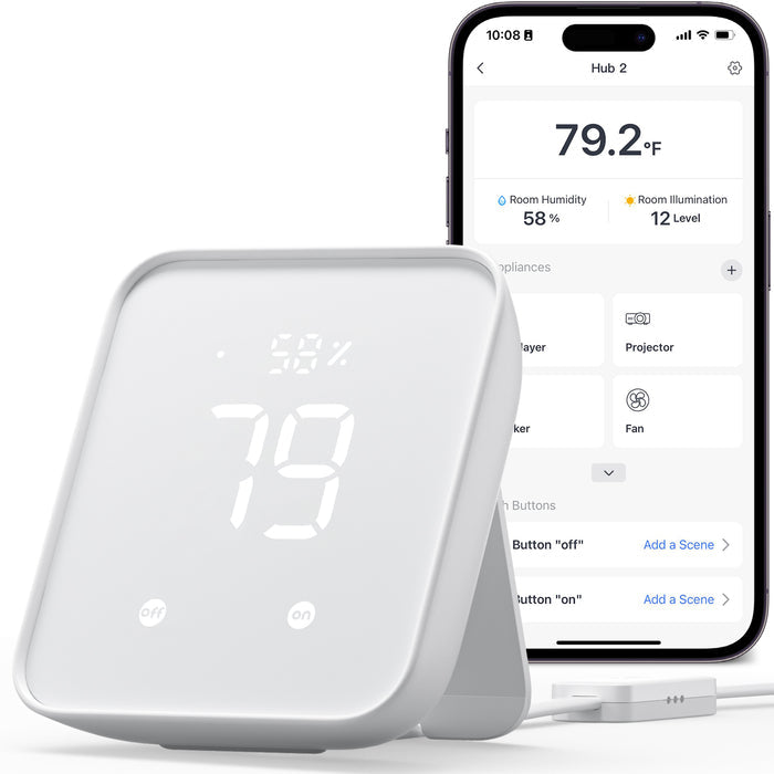 SwitchBot Hub 2 — IR Transmitter & Thermo-Hygrometer