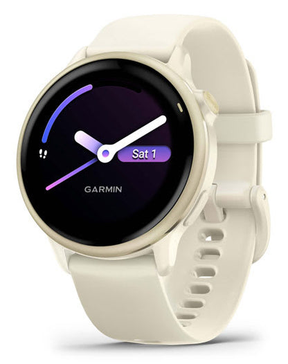 Garmin vívoactive 6 3.05 cm (1.2") AMOLED 42 mm Digital 390 x 390 pixels Touchscreen White Wi-Fi GPS (satellite)