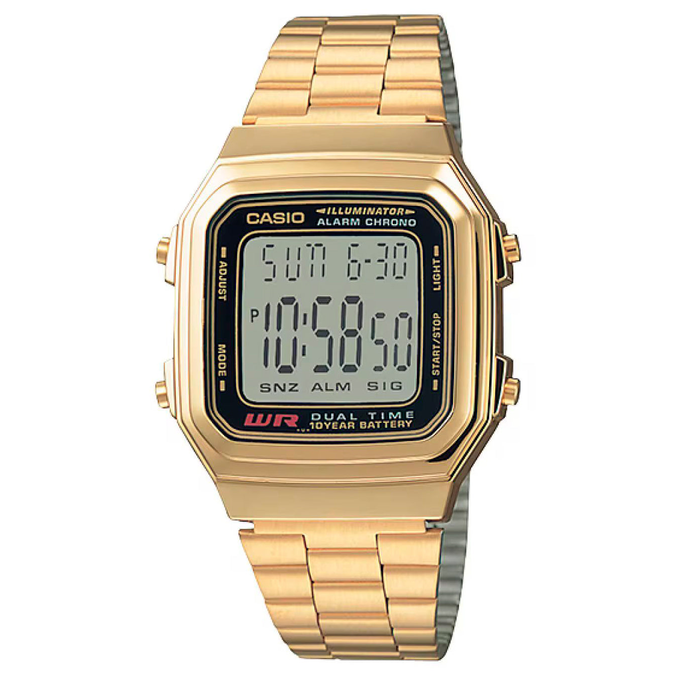 Watch Casio Man A178WGA-1ADF (41,2MM) Golden
