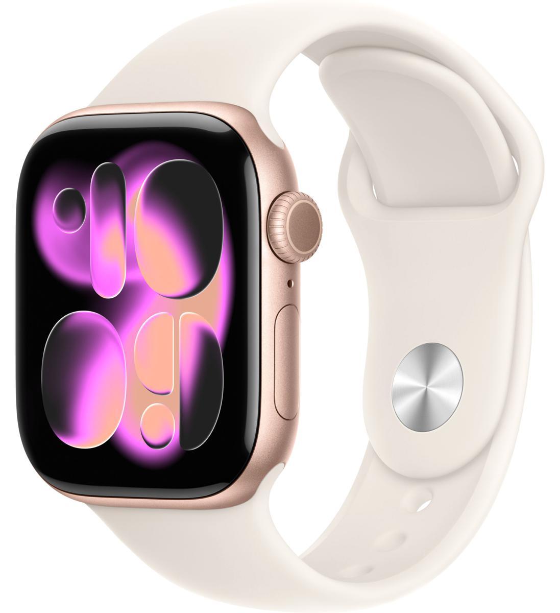 Apple Watch Serie 11 Cell 42mm AC/RoseG SB/L Blush S/M ITA MF8E4QL/A