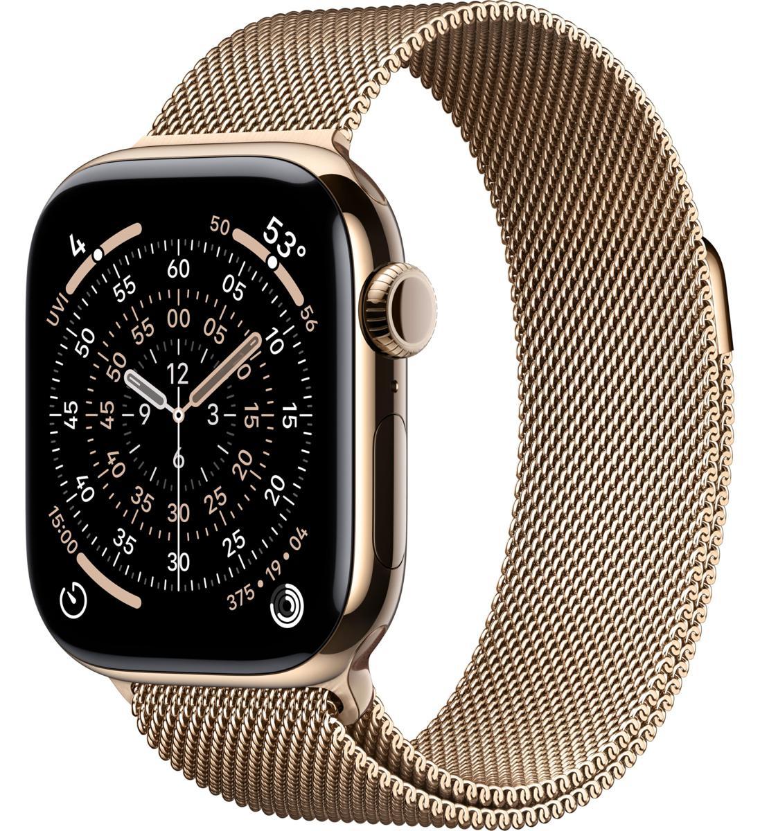 Apple Watch Serie 11 Cell 42mm TC/Gold Loop Milanese ITA MF8Y4QL/A