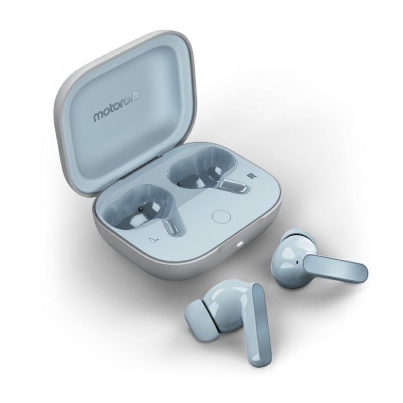 Motorola Auricolari Moto Buds Bass Glacier Blu