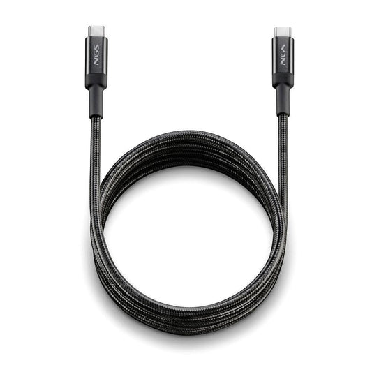 NGS Καλώδιο USB-C σε Type-C Γρήγορης Φόρτισης 65W 2m Μαύρο