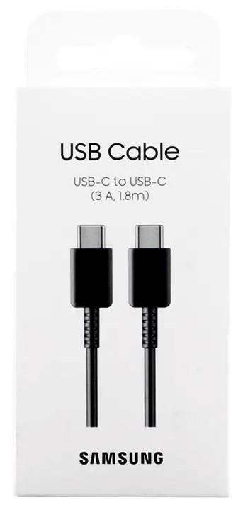 Samsung Cavo USB-C to USB-C EP-DX310JB 1.8m 3A Μαύρο