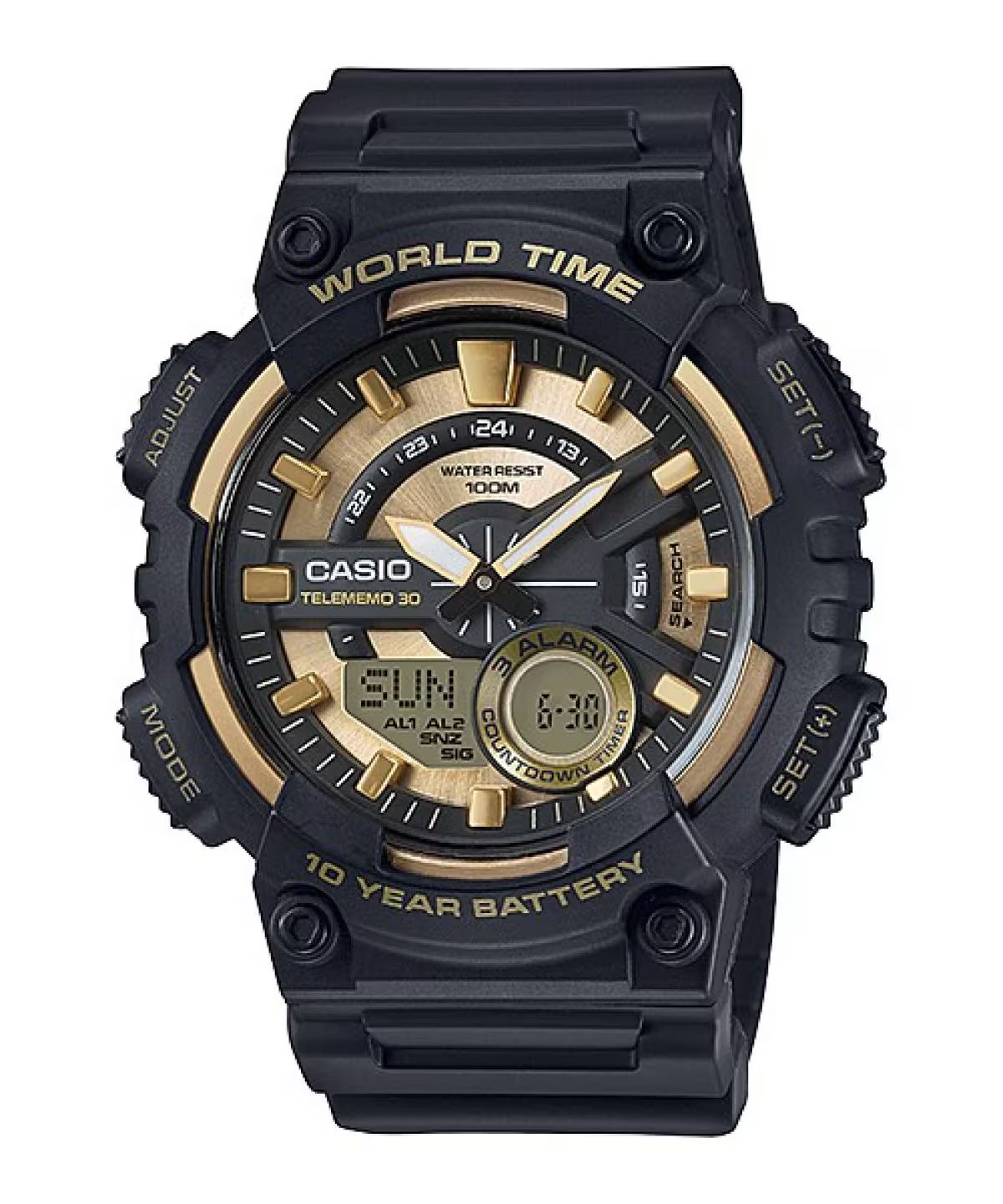 Watch Casio Man AEQ110BW9AVDF (52,2MM) Black
